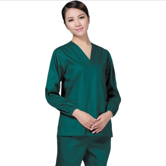 Medical Clothing Scrub Sets Female Male Scrubs Medical Uniform