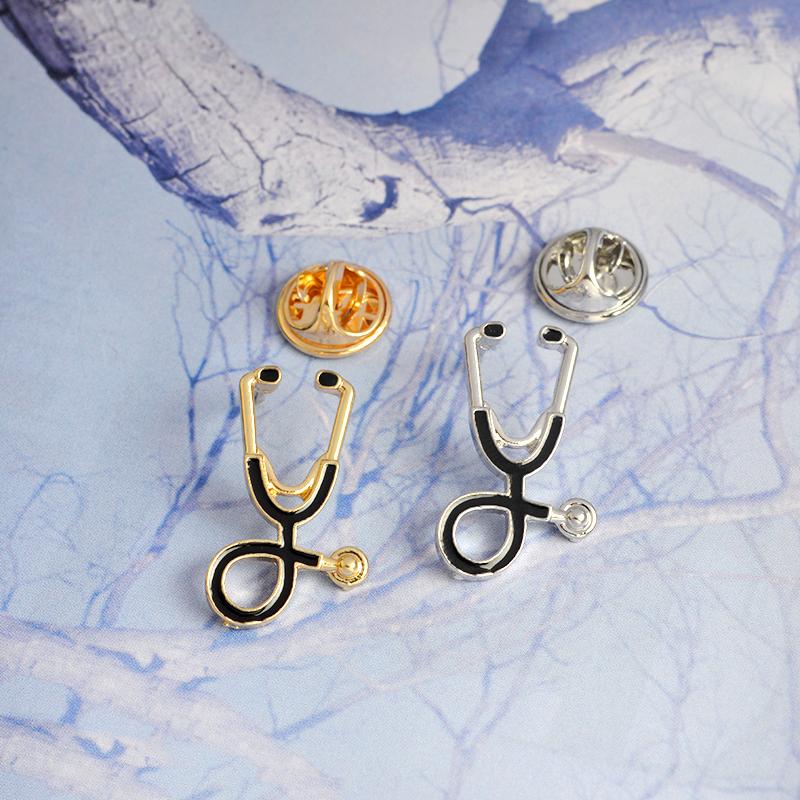 Stethoscope Brooch Pins Nurse Jewelry