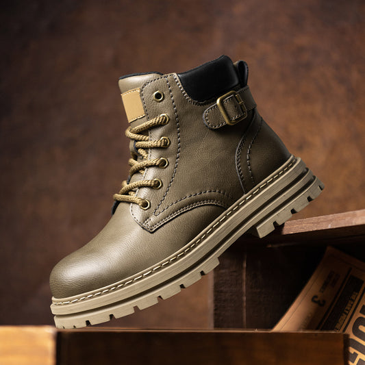 Martin boots autumn and winter retro high top men's workwear boots