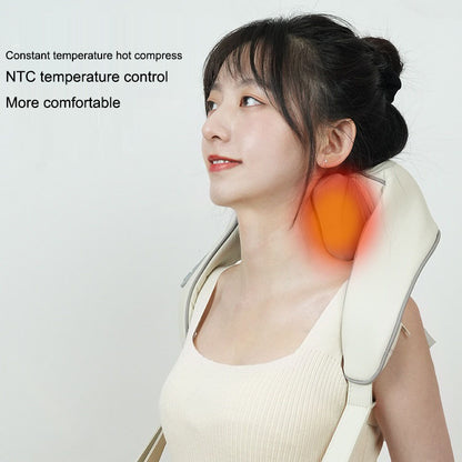 Shoulder and neck massage apparatus trapezius massager neck shoulder and neck neck protector hot compress knead shoulder and neck massage shawl