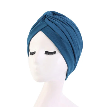 Hot Sale Ethnic Style Lady Turban Hat Print Indian Cap High Quality Muslim Sleep Bonnet For Women