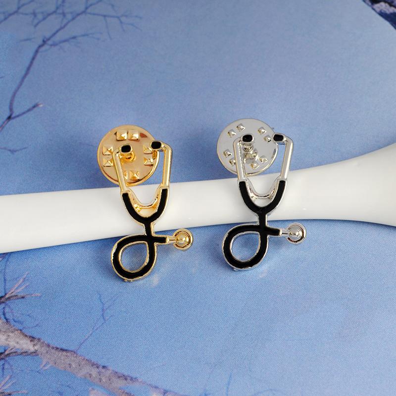 Stethoscope Brooch Pins Nurse Jewelry