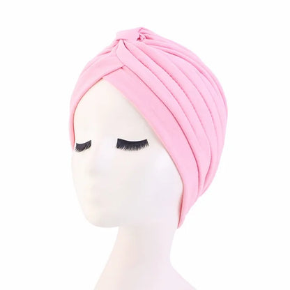 Hot Sale Ethnic Style Lady Turban Hat Print Indian Cap High Quality Muslim Sleep Bonnet For Women